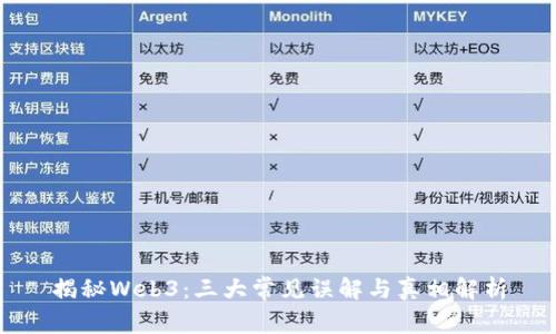 揭秘Web3：三大常见误解与真相解析
