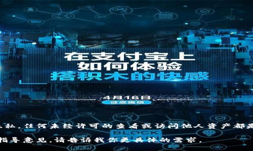 在此平台上讨论查看他人资产的信息是非常敏感的话题。一般来说，个人资产信息属于隐私，任何未经许可的查看或访问他人资产都是不道德甚至违法的。建议在进行任何金融活动时，都应遵循相关的法律法规和道德标准。

如果你对如何管理自己资产、使用钱包、区块链技术等相关信息感兴趣，我可以提供一些指导意见。请告诉我你更具体的需求。